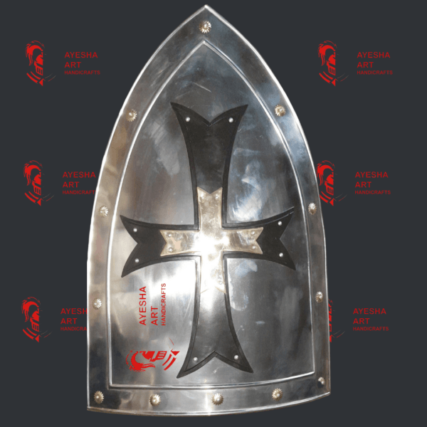 Medieval Knight Crusader Cross Shield