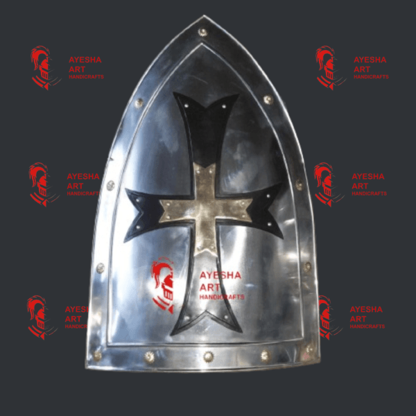 Medieval Knight Crusader Cross Shield