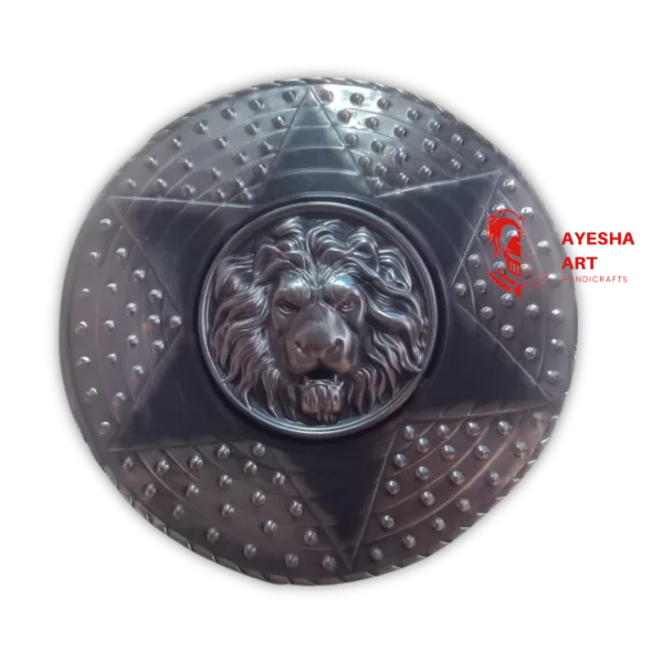 Medieval Lion Face Shield