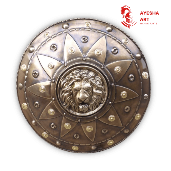 Medieval Lion Face Shield