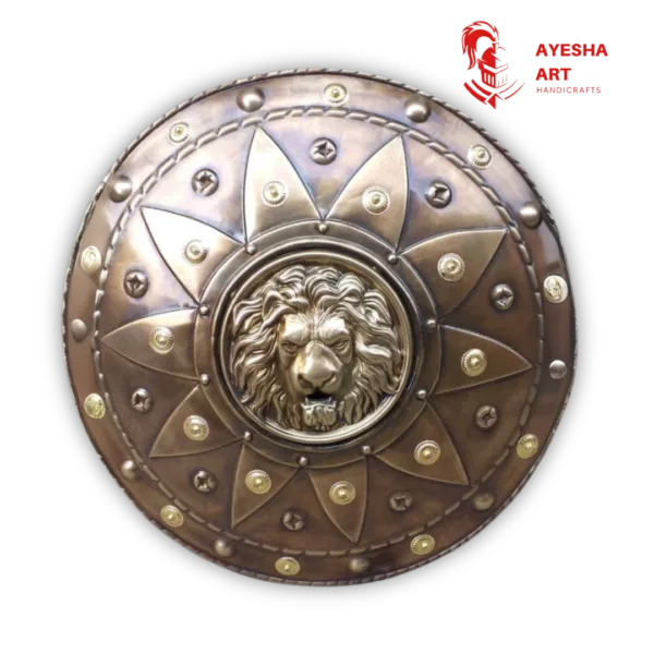 Medieval Lion Face Shield