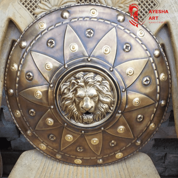 Medieval Lion Face Shield