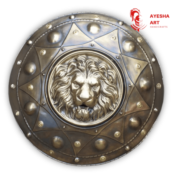 Medieval Lion Face Shield