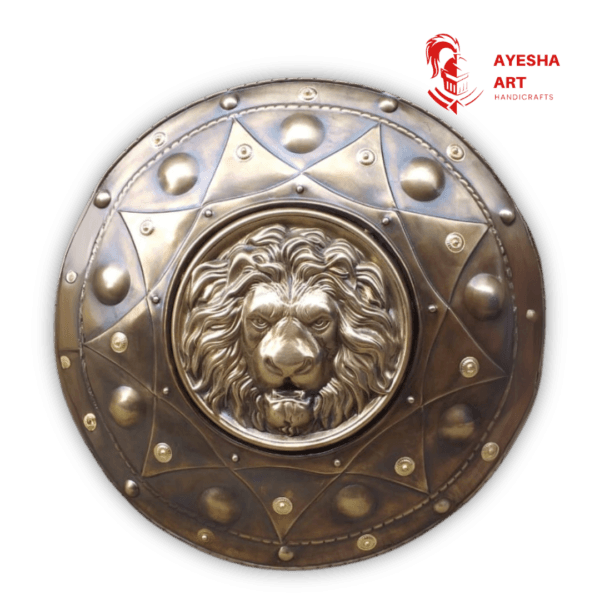 Medieval Lion Face Shield