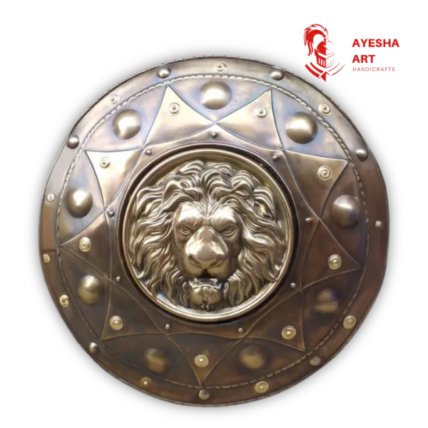 Medieval Lion Face Shield