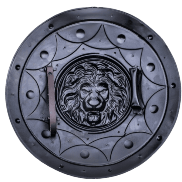 Medieval lion face Shield