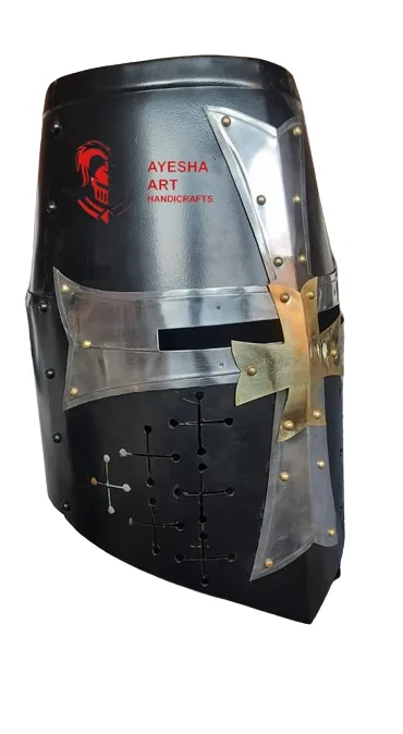 medieval templar helmet
